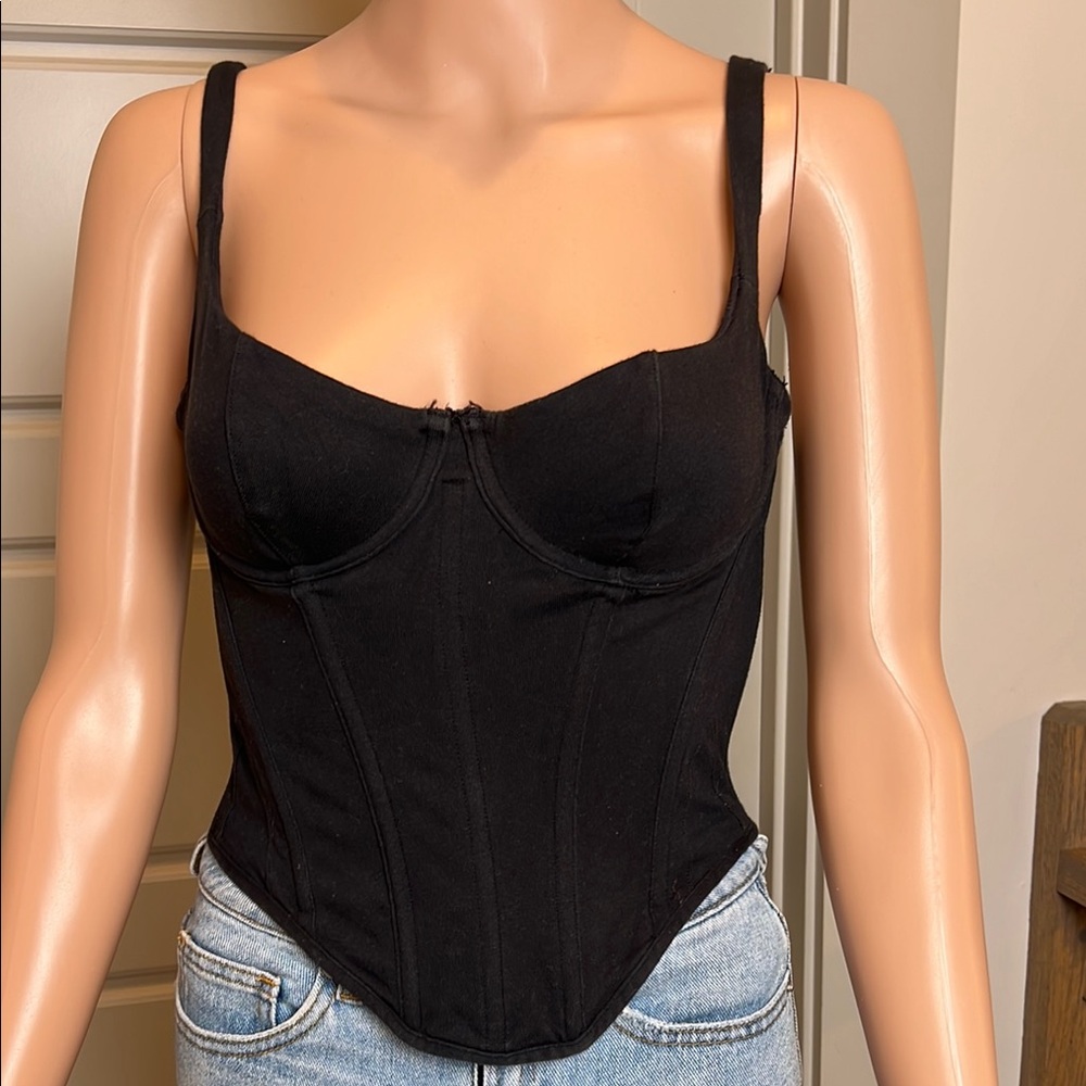 SKIMS Black Tank Top